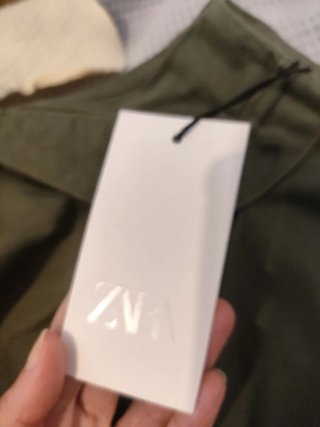 Pantalón Cargo Zara Verde Oliva