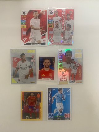 Lote de Cromos de Jesús Navas