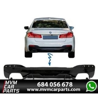Difusor trasero BMW Serie 5 G30 G31 look M Perform