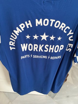 Camiseta Triumph Azul