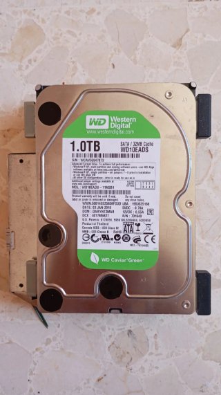 Disco Duro Interno WD Green 1TB SATA