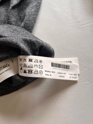 Jersey Massimo Dutti Lana Gris Talla M