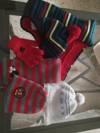 Lote 3 juegos bufanda y gorro