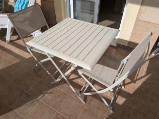 Mesa y 2 Sillas Terraza Hesperide