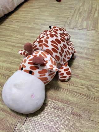 Peluche reversible jirafa/cocodrilo Miniso