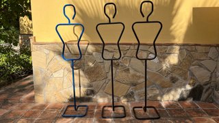 Set de 3 Maniquíes de Hierro