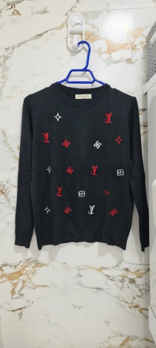 Jersey punto mujer negro