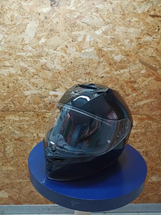 Casco de moto negro