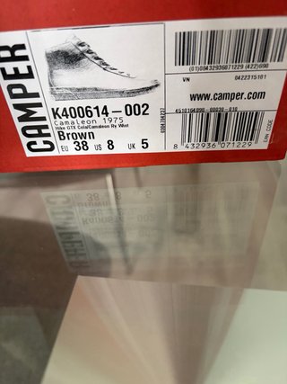 Botas Camper Piel Marrón Talla 38
