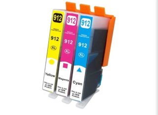 Set de 3 Cartuchos de Tinta 912 XL