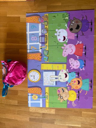 Puzzle gigante Peppa Pig 100x70cm