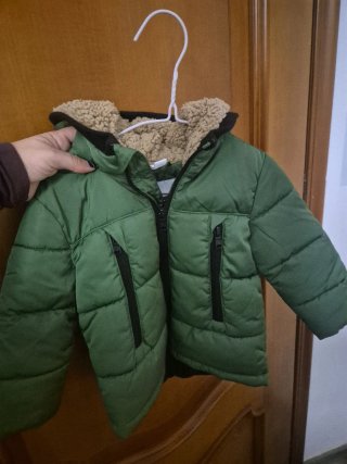 Giubbotto imbottito bambino verde