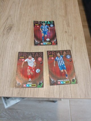 Lote de 3 Cromos Panini Protas