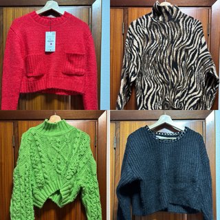 Lote 4 Jerseys Zara T.S ¡uno nuevo con etiqueta!