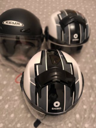 Set de 3 Cascos Jet (Zeus y Shiro)