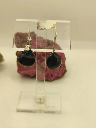 Pendientes Tous Plata y Ónix