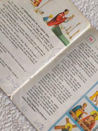 ANTIGUO LIBRO ESCOLAR DE RELIGIÓN 2° EGB AÑO 1966