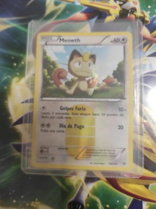 Carta Pokémon Meowth Básico 60 HP
