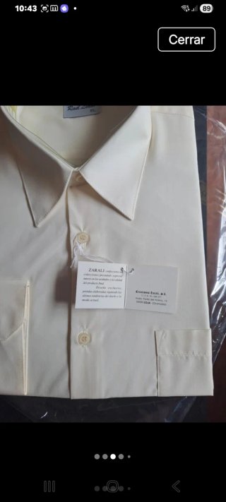 Lote 2 Camisas Manga Larga ZARALI España