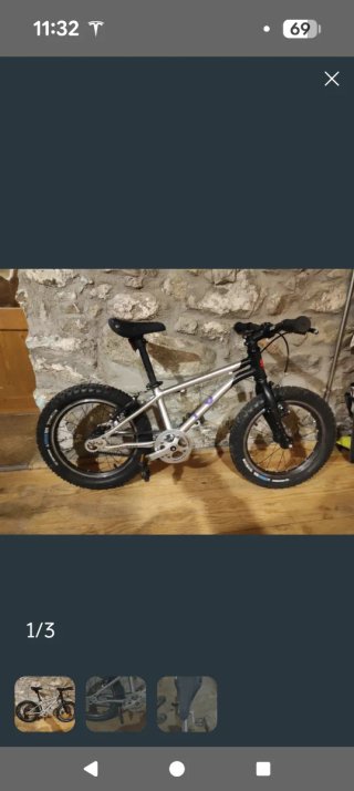 Bicicleta infantil Earlyrider 16