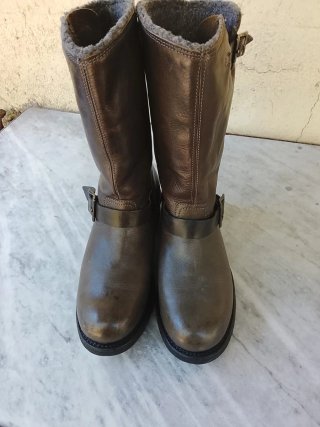 Stivali Harley Davidson Pelle Marrone Imbottiti