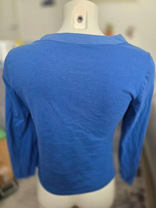 Camisa Azul con Bordados