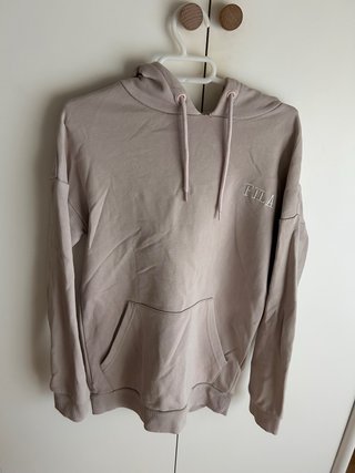 Sudadera Fila con capucha rosa