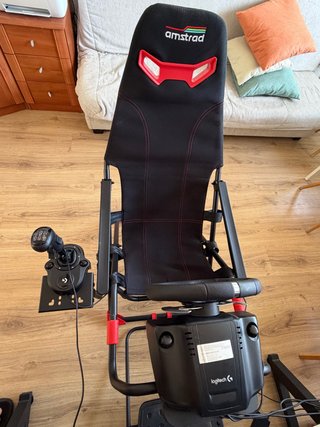 Volante Logitech + Silla Amstrad + Palanca