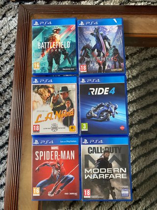 Lote 6 Giochi PS4