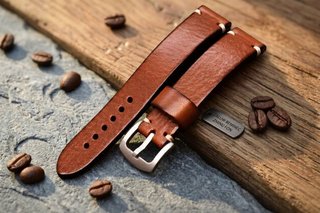 Correa de Piel para Reloj Marrón