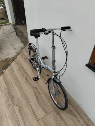 Bicicleta Plegable Ibiza Plateada