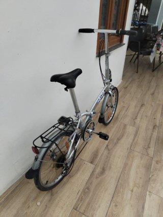 Bicicleta Plegable Ibiza Plateada