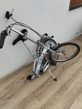 Bicicleta Plegable Ibiza Plateada
