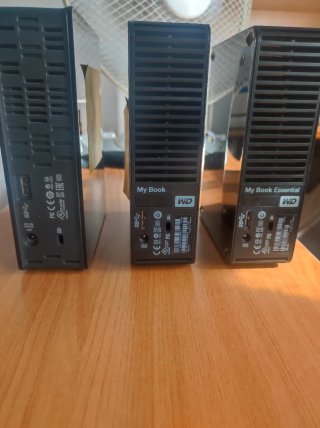 3 Discos Duros Externos WD 2TB, 3TB, 4TB