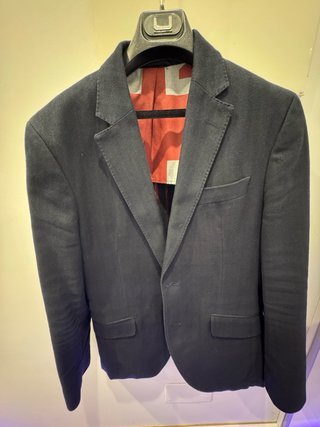 Americana Hackett Negra Hombre