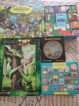 Intercambio 5 Puzzles 1000 Piezas