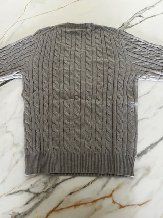 Jersey Polo Ralph Lauren Gris Trenzado