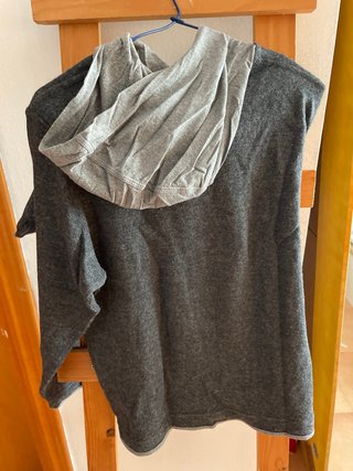 Jersey de lana fina gris