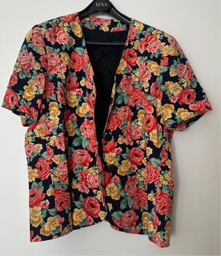 Completo Vintage 2 Pezzi Floreale