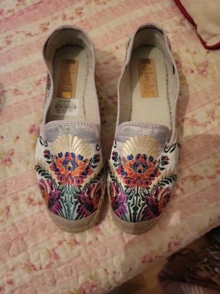 Zapatillas de esparto Vidorreta bordadas
