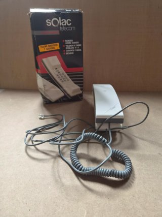 Teléfono Solac Telecom Blanco y Gris