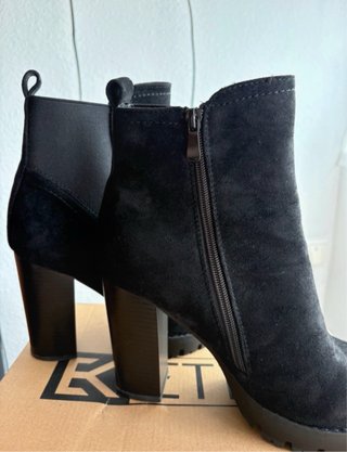Botines negros tacón plataforma