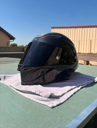 Casco AGV Pista Carbono Brillo