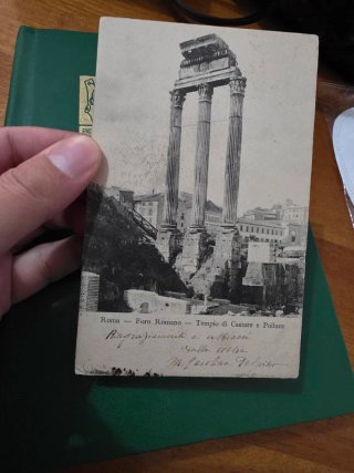 Cartolina Roma 1903 - Foro Romano