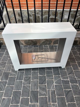 Chimenea Bioetanol Pur Line Blanca