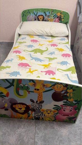 Cama infantil 1,20 m Animales