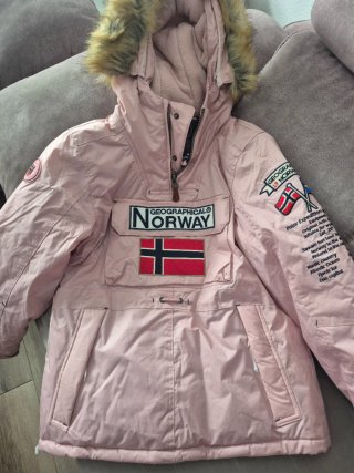 Chaqueta Geographical Norway rosa talla 14 años