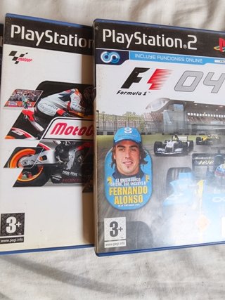 Juegos PS2 MotoGP y F1 2004 y muchos mas