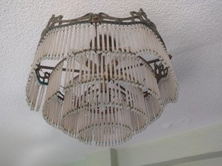 Lámpara de salón de cristal