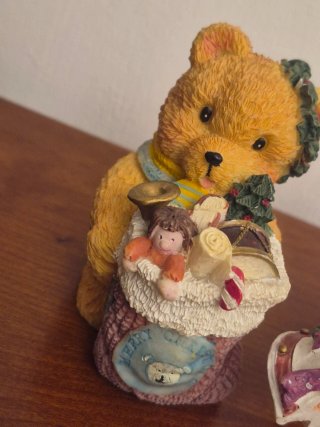2 statuine orsetti natalizi